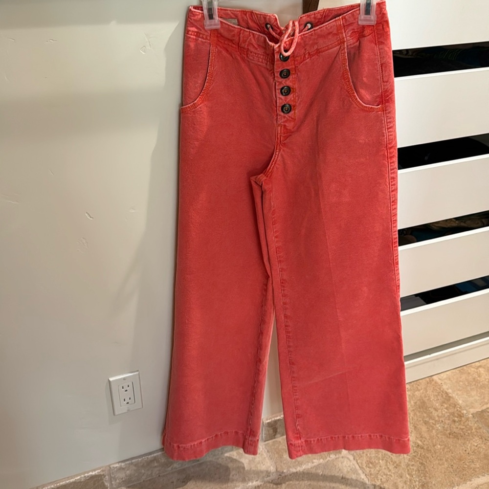 Red Pilcro Sailor Pants (See the back‎ photo)